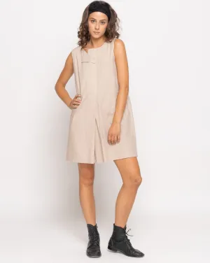 Stub Collar Tank Shirtdress