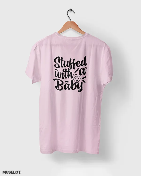Stuffed with a baby printed t shirt