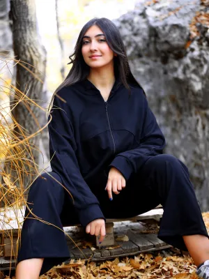 Suede Pants - Black