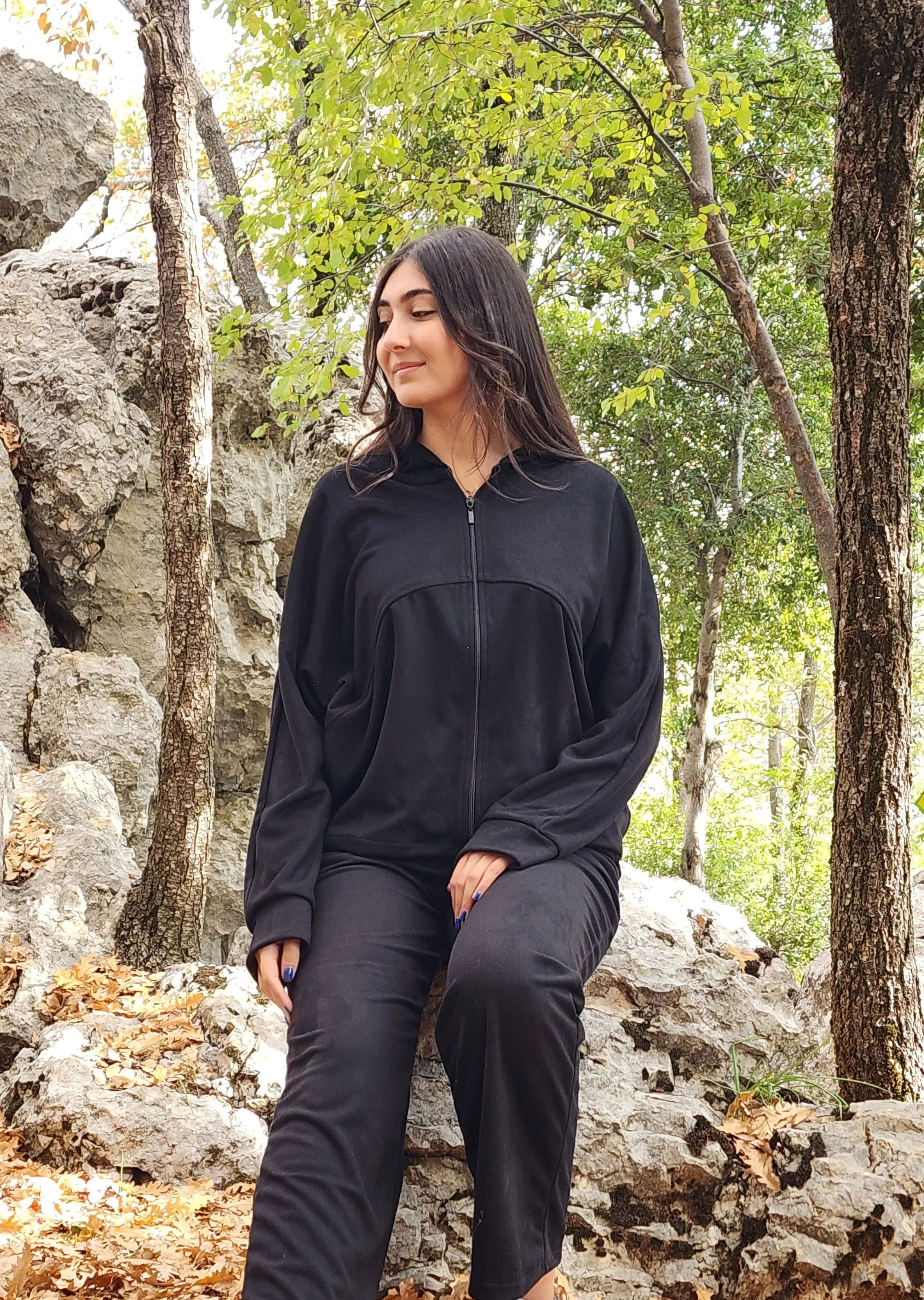 Suede Pants - Black