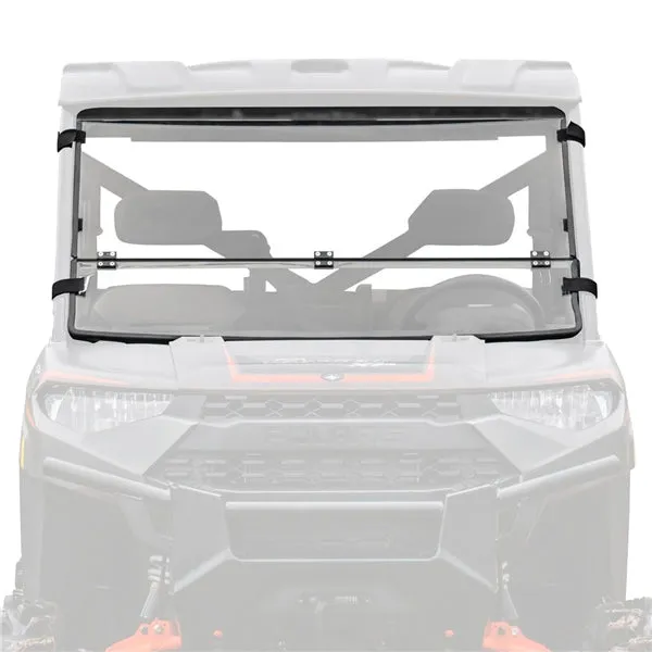 Super ATV Flip Down Windshield Fits Polaris Part# FDWSPRAN1K75