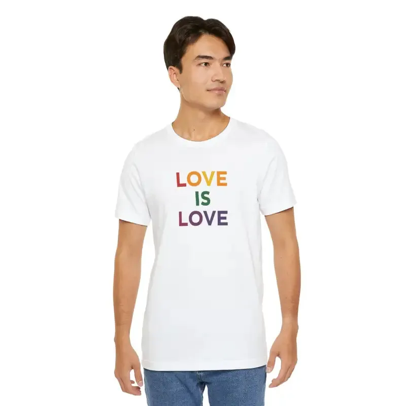 Sustainable Unisex Jersey Love is Love Tee