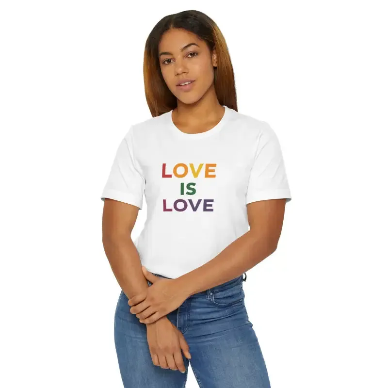 Sustainable Unisex Jersey Love is Love Tee