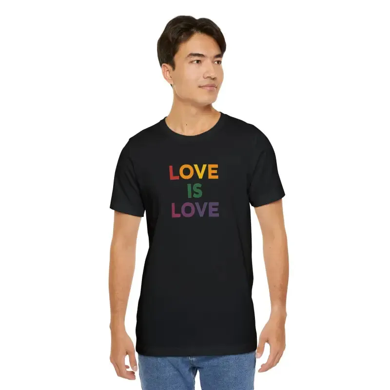 Sustainable Unisex Jersey Love is Love Tee