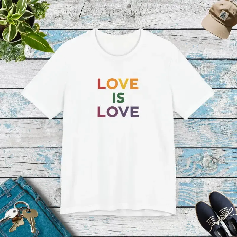 Sustainable Unisex Jersey Love is Love Tee