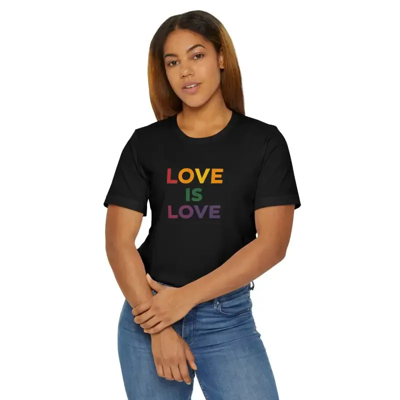 Sustainable Unisex Jersey Love is Love Tee