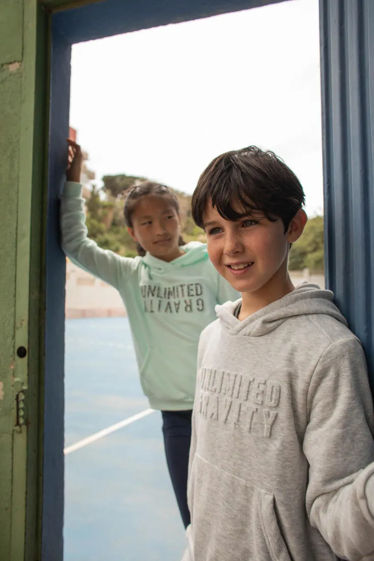 Sweat à capuche coton enfant imprimé