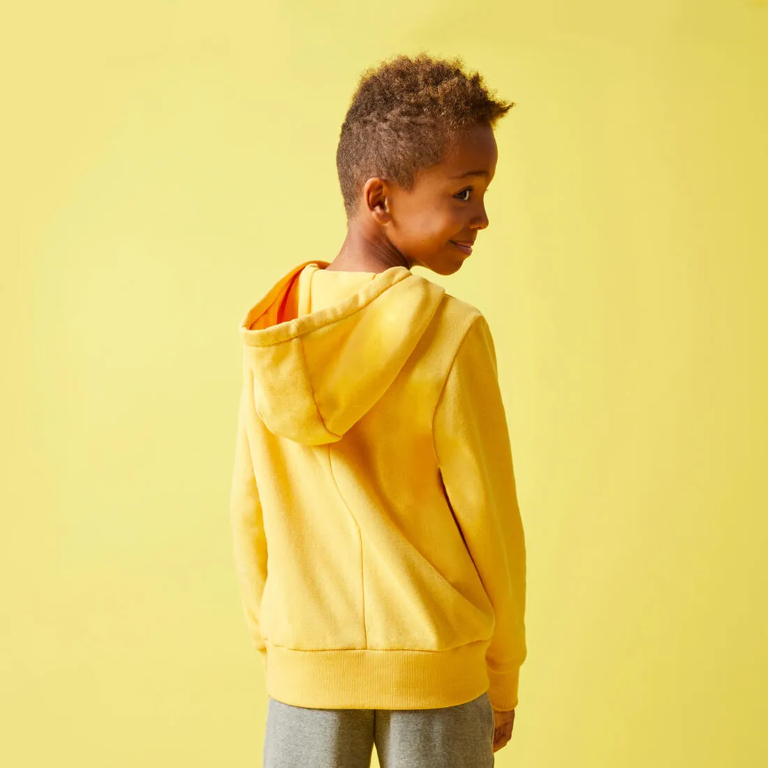 Sweat à capuche coton enfant imprimé
