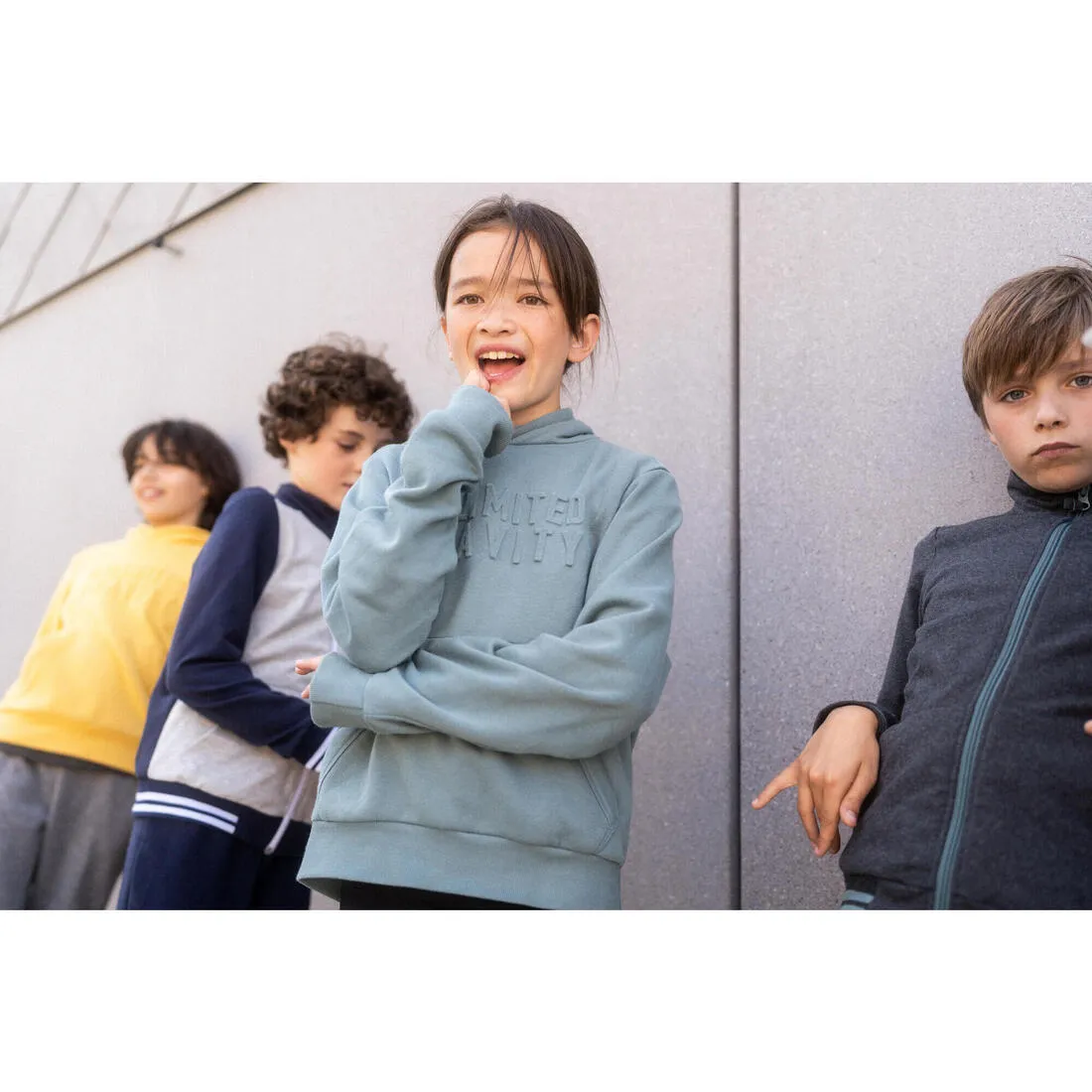 Sweat à capuche coton enfant imprimé
