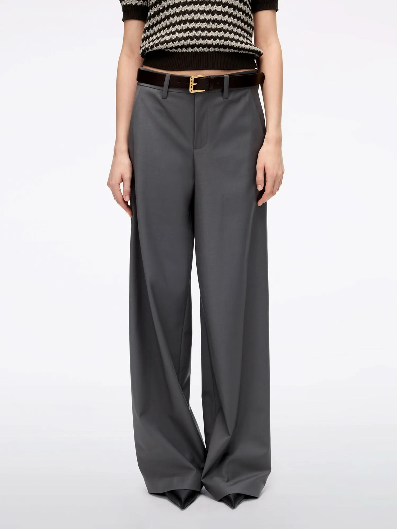 Tailored Trousers with Belt