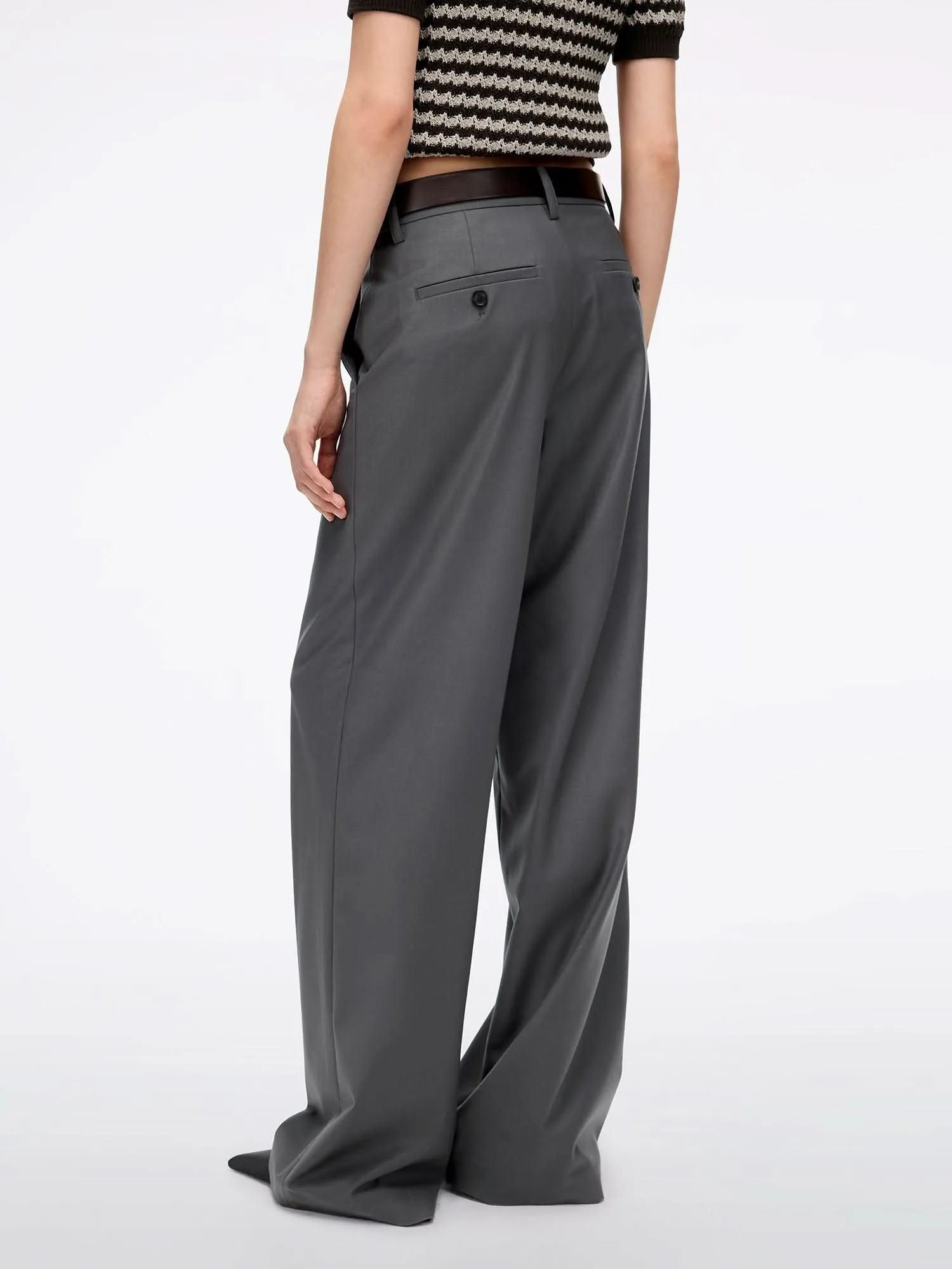 Tailored Trousers with Belt