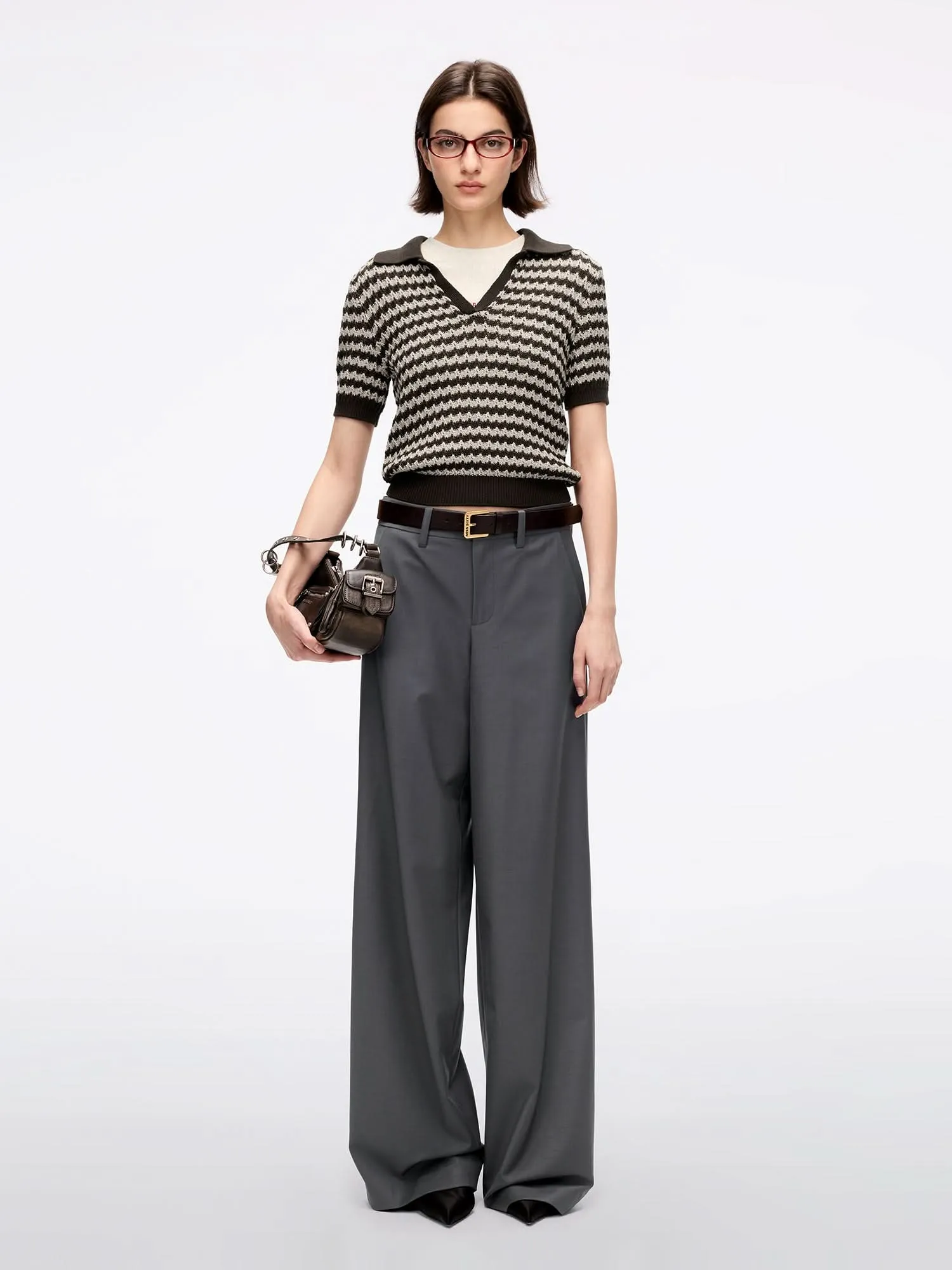 Tailored Trousers with Belt
