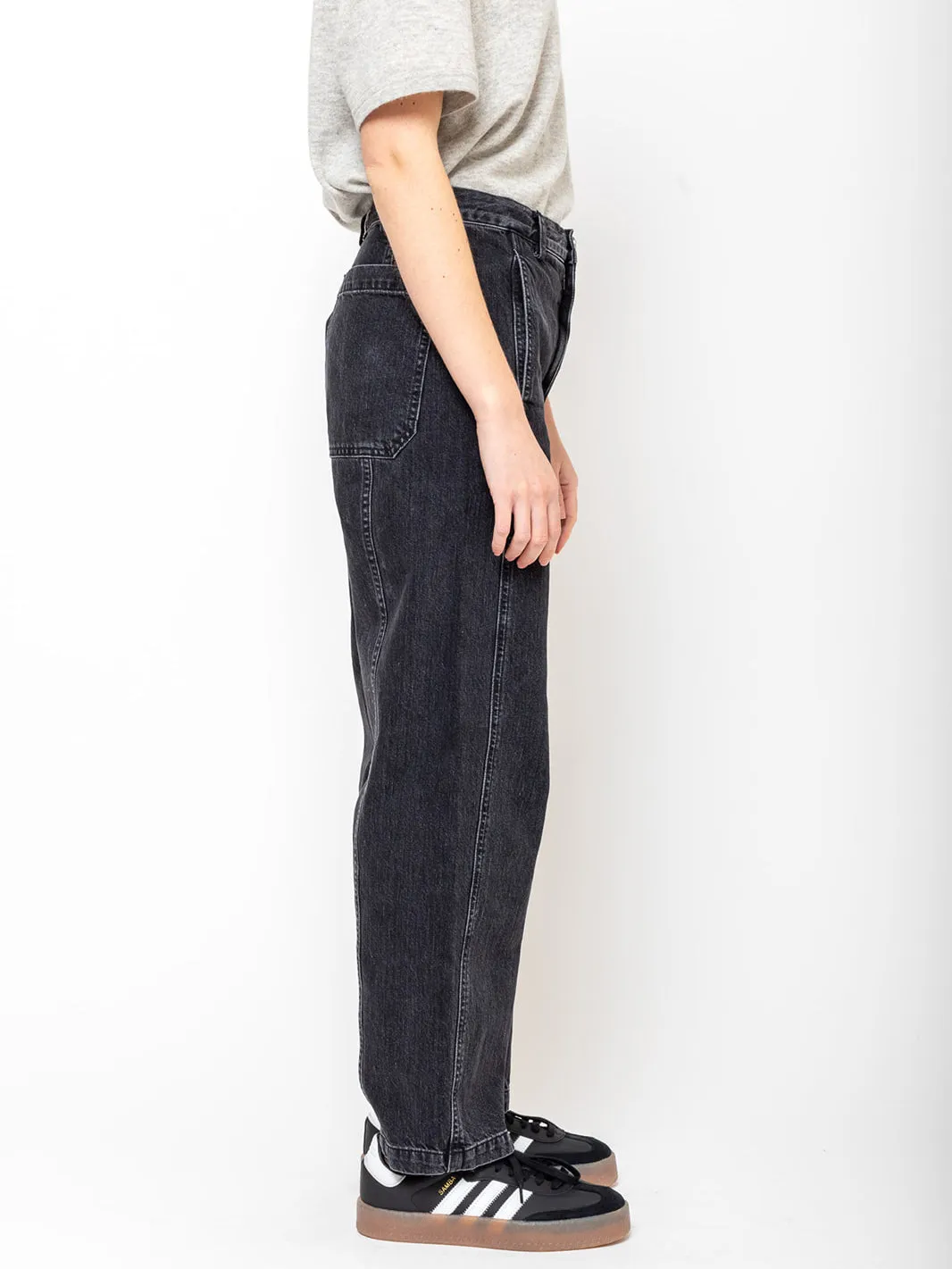 Tamar Pant - Black Denim