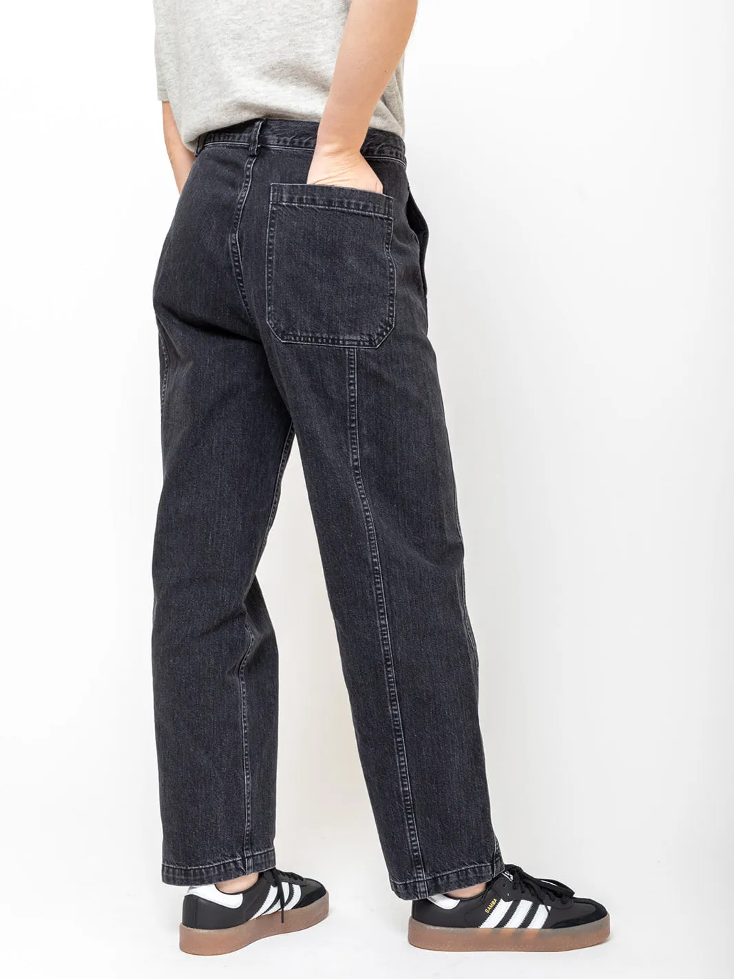Tamar Pant - Black Denim