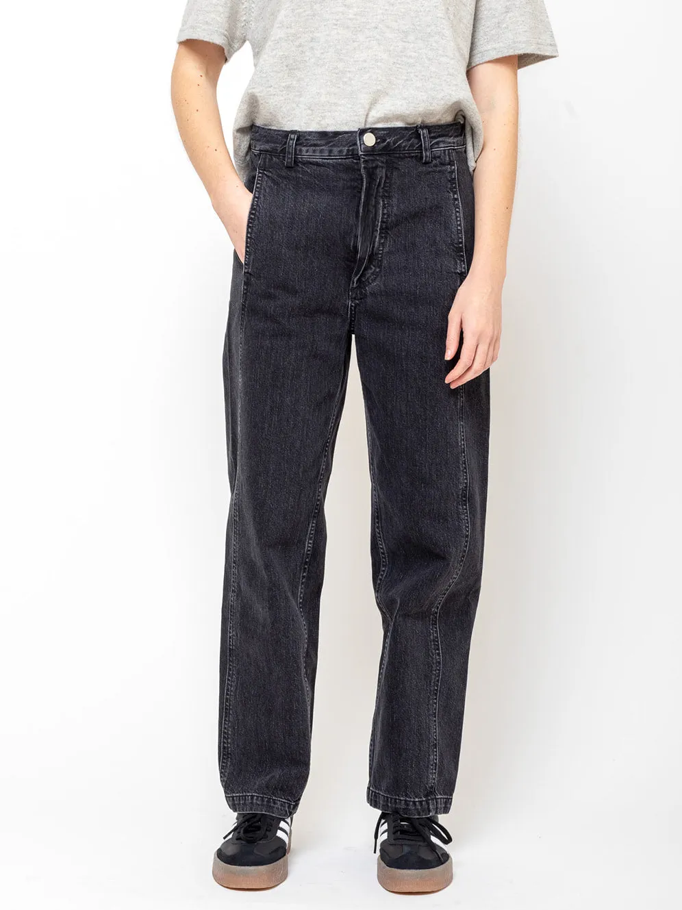 Tamar Pant - Black Denim
