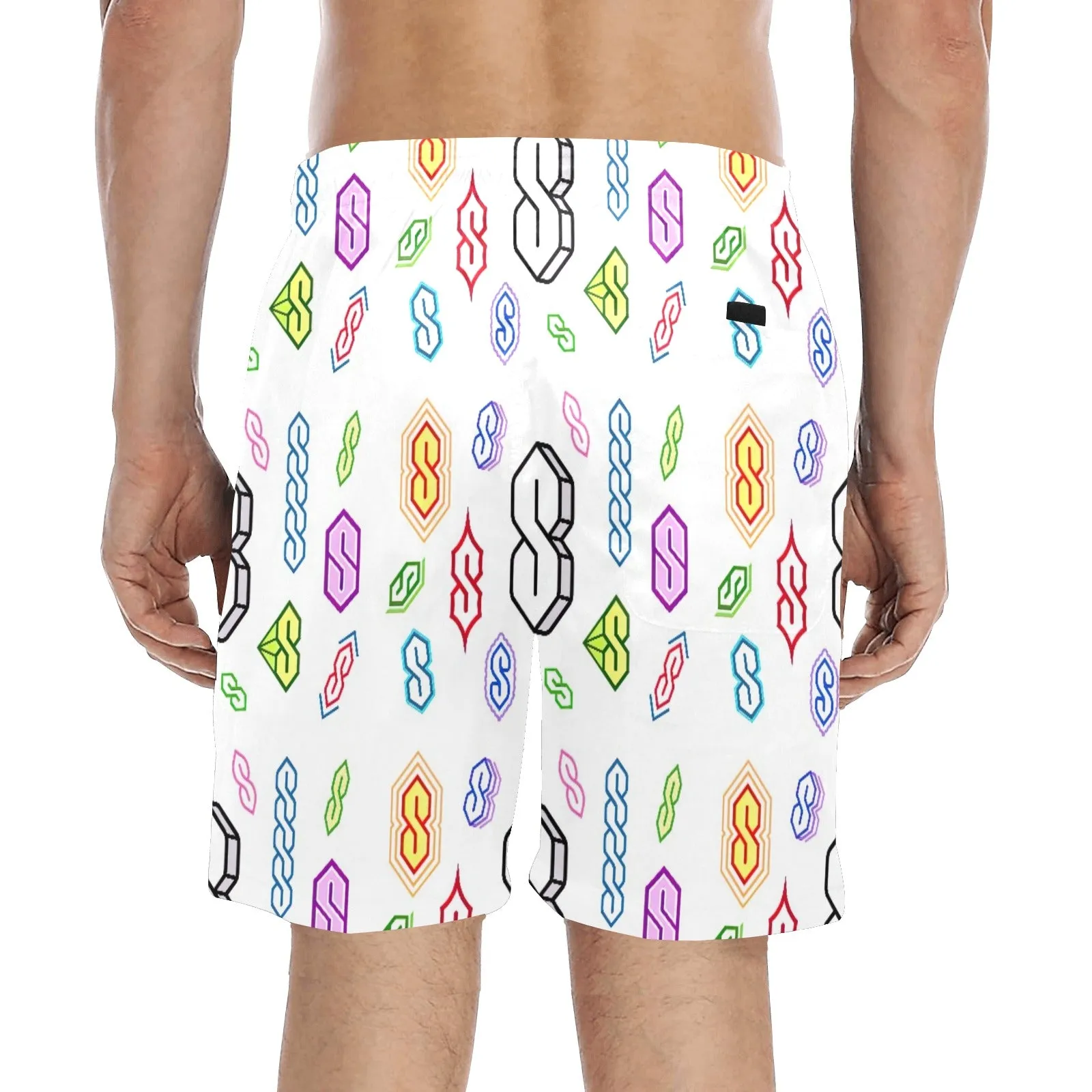 The Cool S Men's Mid-Length Beach Shorts