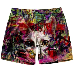 The Graffiti Cat Shorts