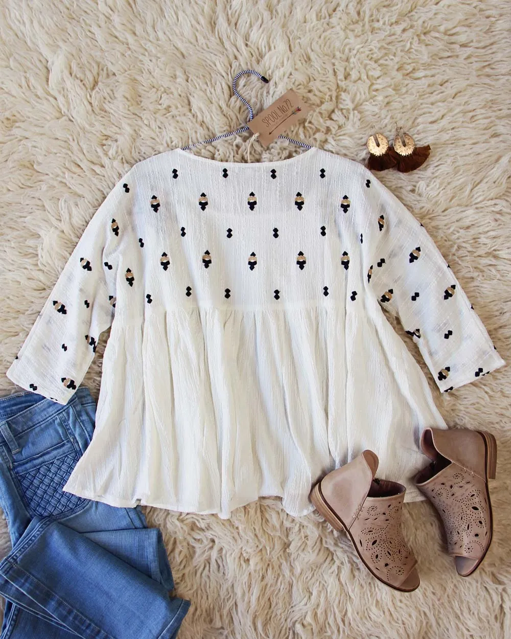 The James Top in White