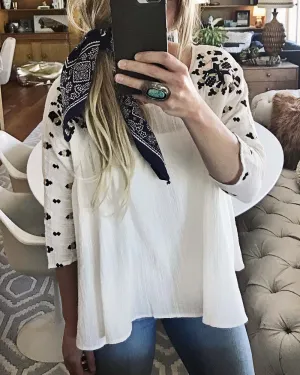 The James Top in White