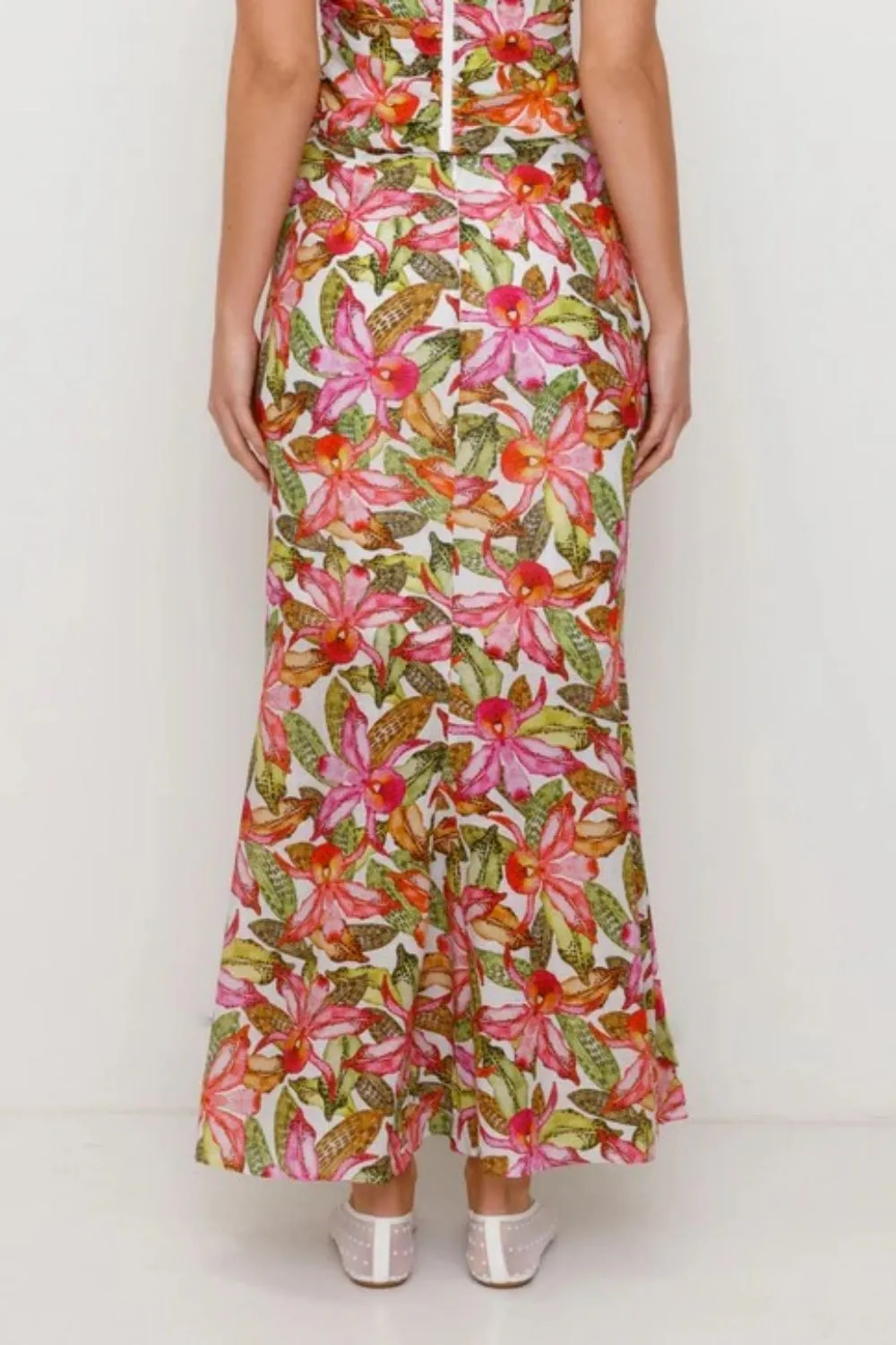 THE WOLF GANG CATIA MAXI SKIRT IRIS