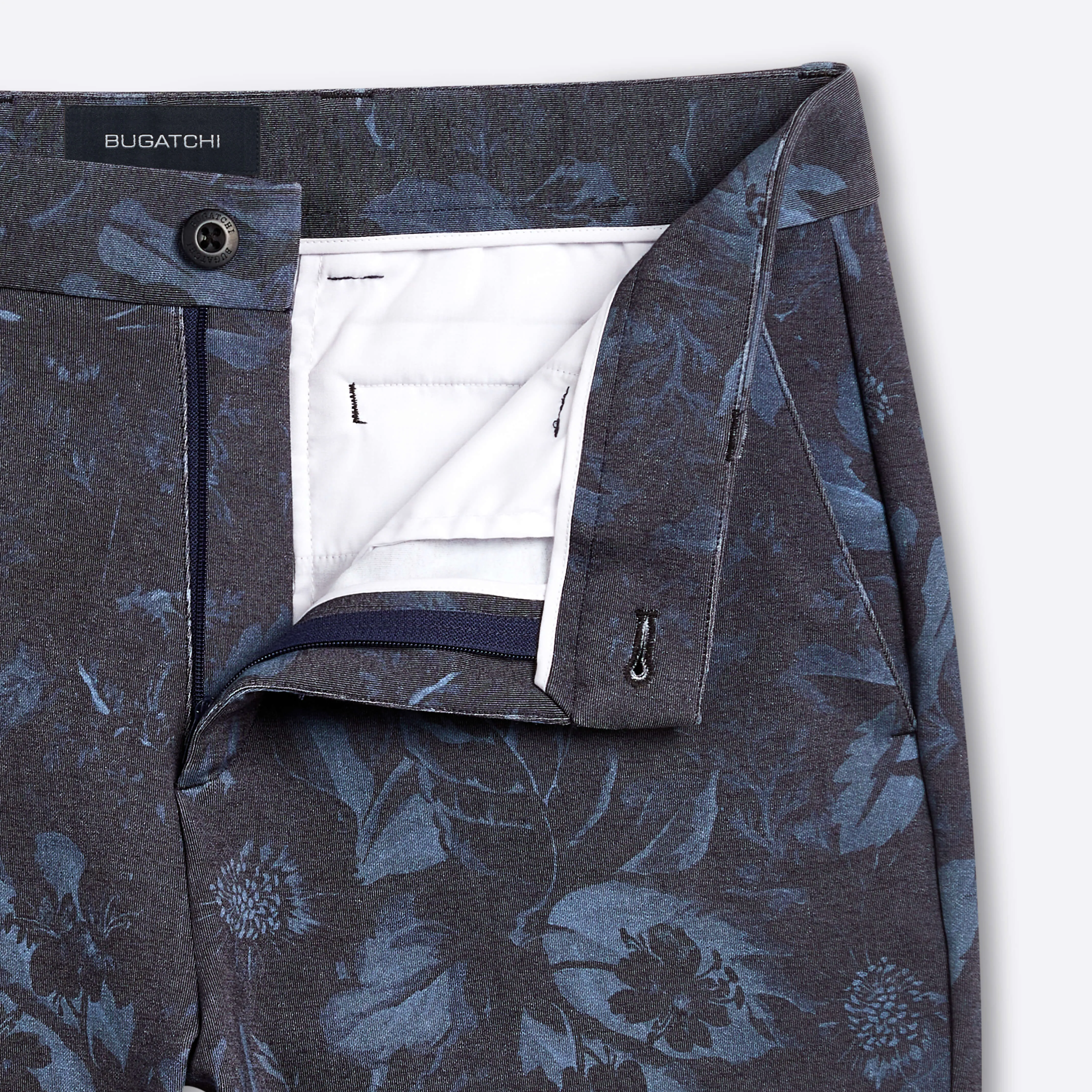 Theo Floral Indigo Print OoohCotton Shorts