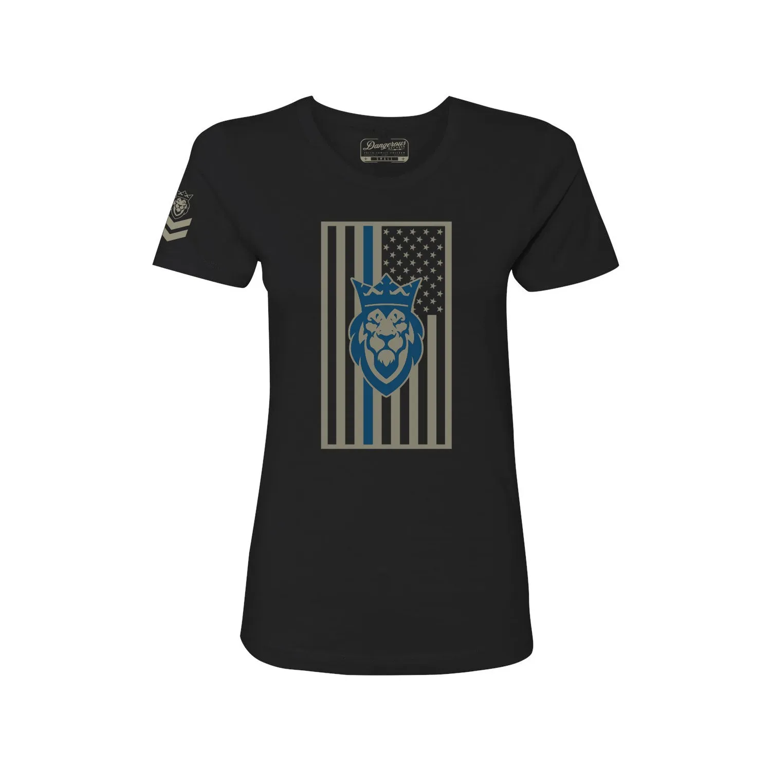 Thin Blue Line Lady's Tee