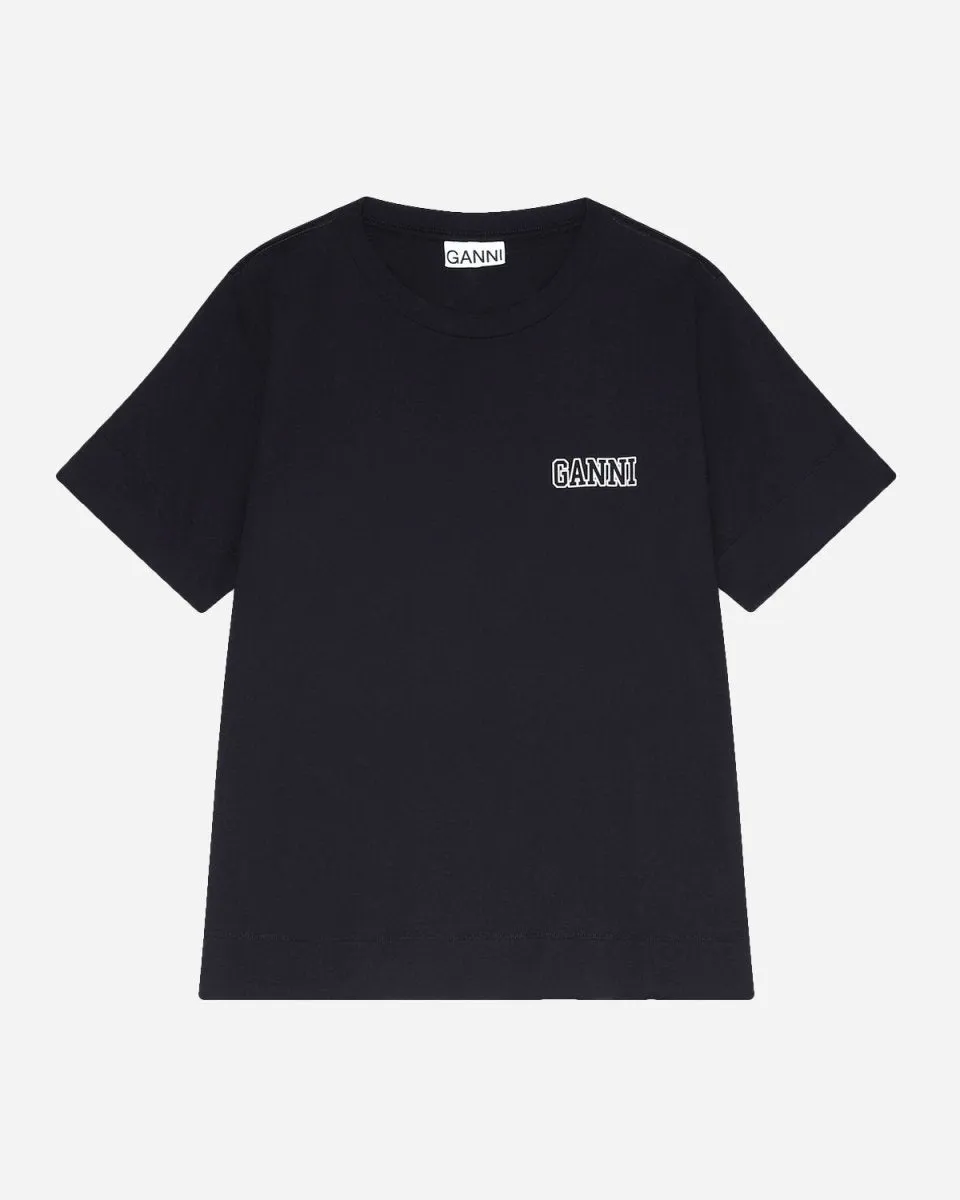 Thin Software O-neck Jersey - Black