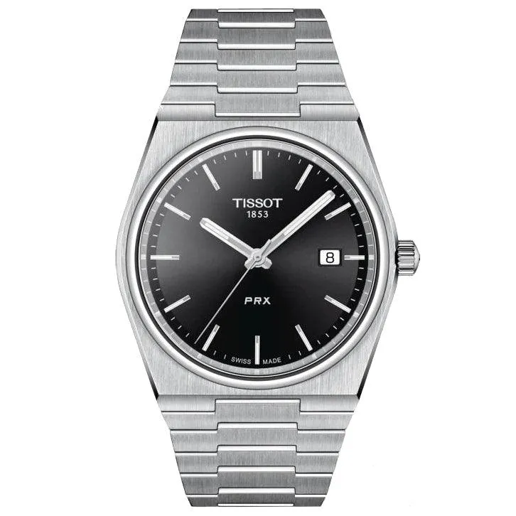 Tissot Men's Watch Prx Black 40mm Quartz Steel T137.410.11.051.00