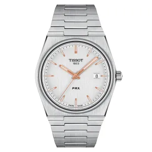 Tissot watch prx 40mm silver quartz steel t137.410.11.031.00