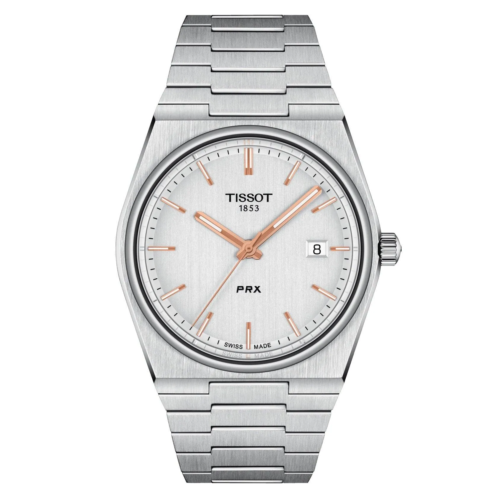 Tissot watch prx 40mm silver quartz steel t137.410.11.031.00