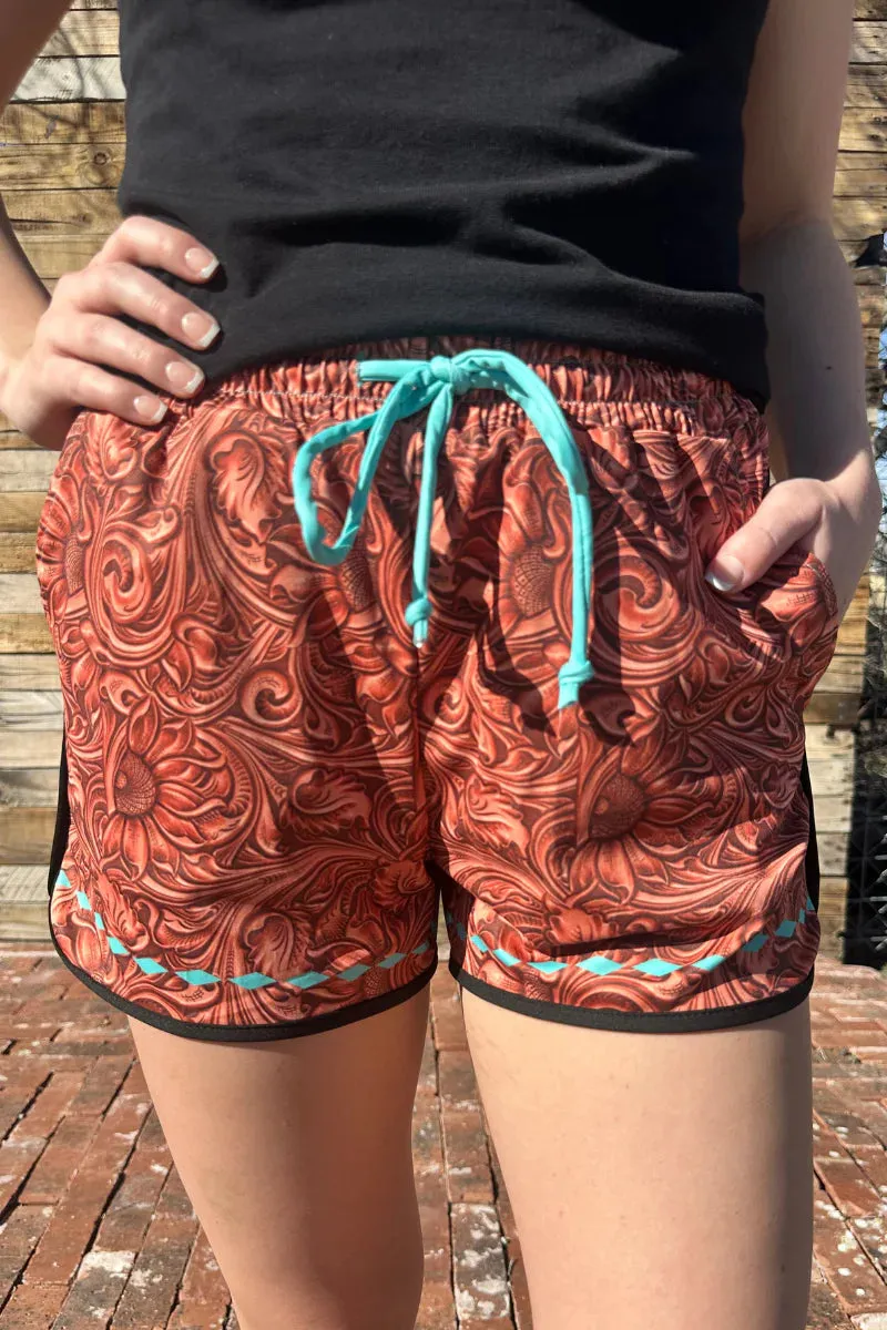 TOOLED BEAUTY SHORTS