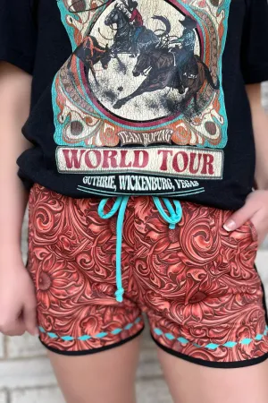 TOOLED BEAUTY SHORTS