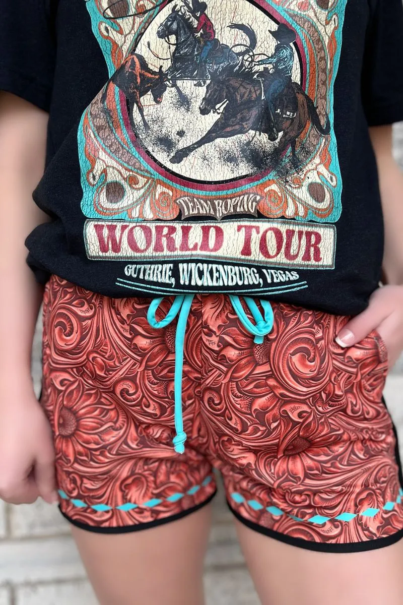 TOOLED BEAUTY SHORTS