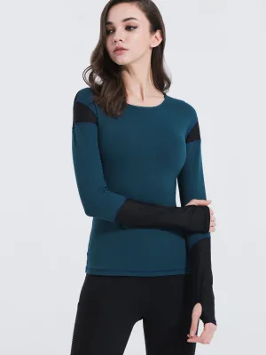 TRIANGLE MESH TEE, LAKE