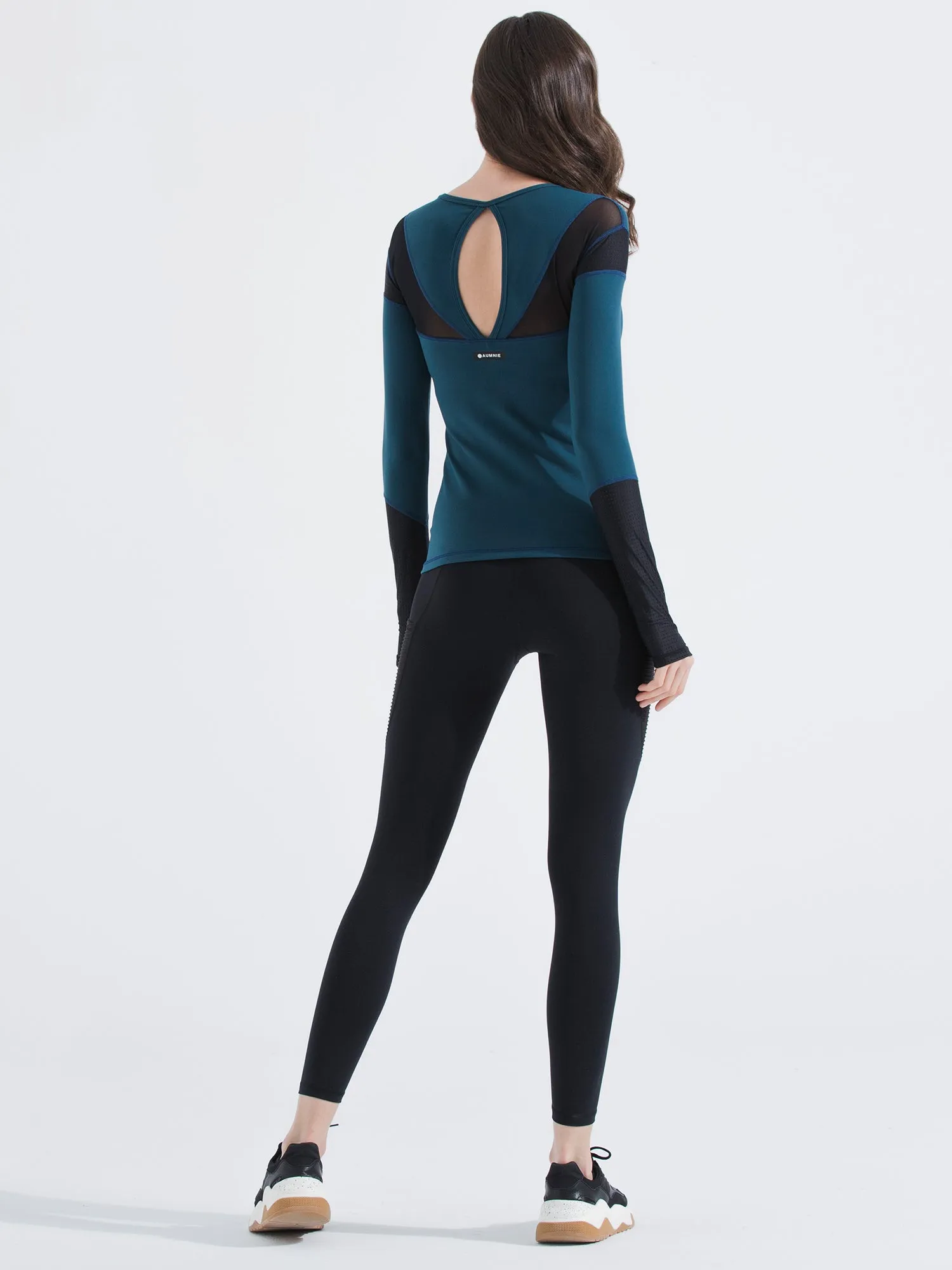 TRIANGLE MESH TEE, LAKE