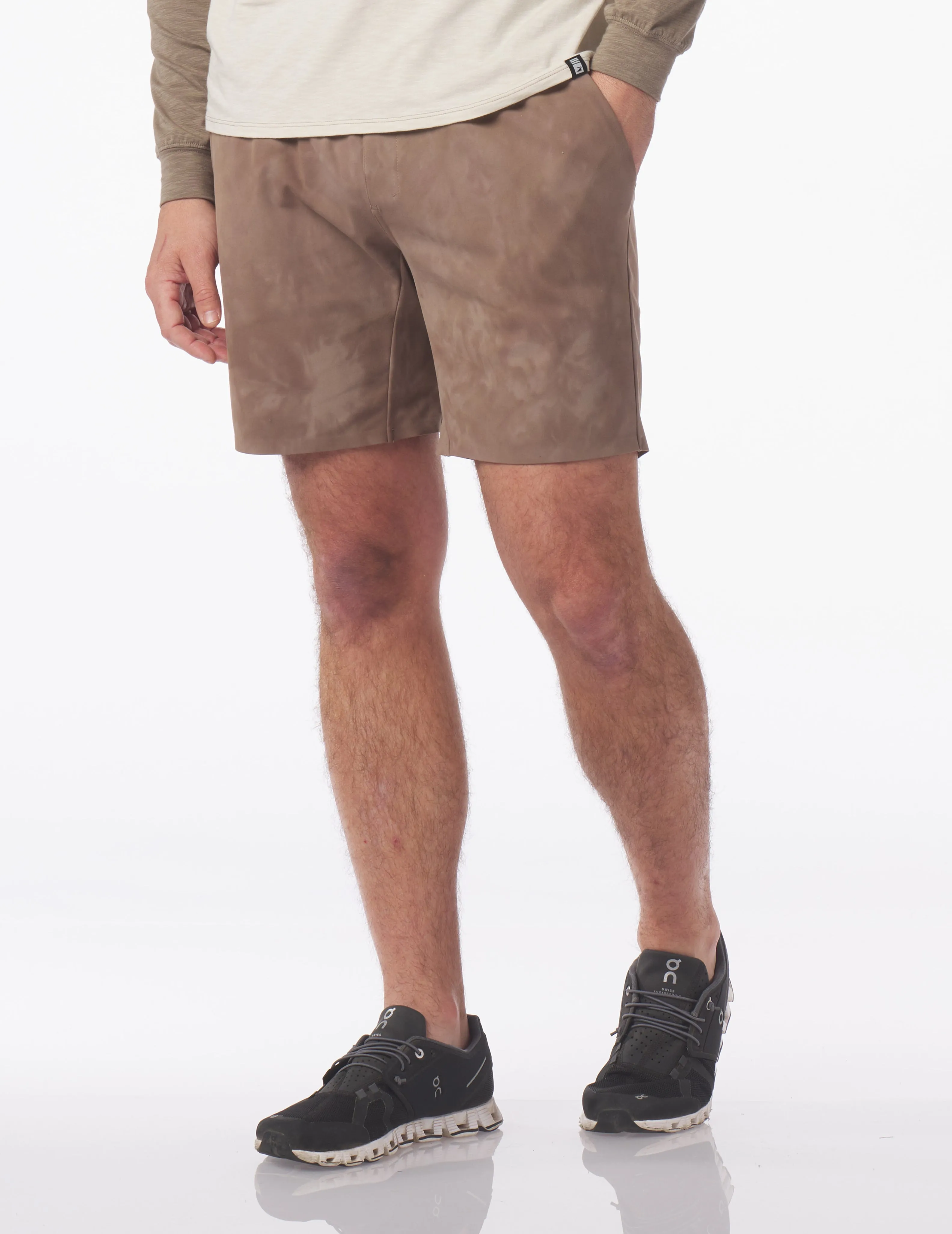 Turf Short: Mocha Stone Dye