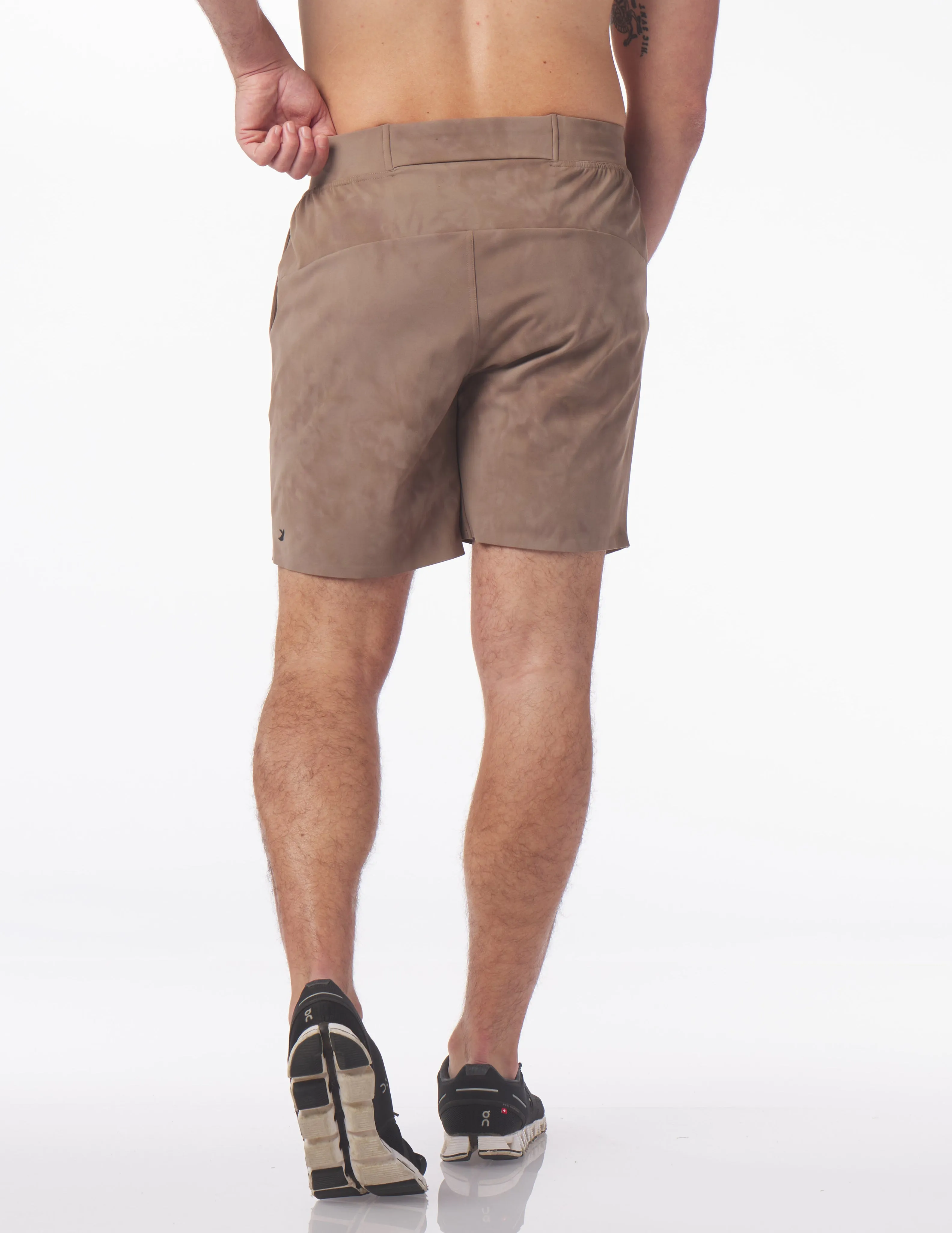 Turf Short: Mocha Stone Dye