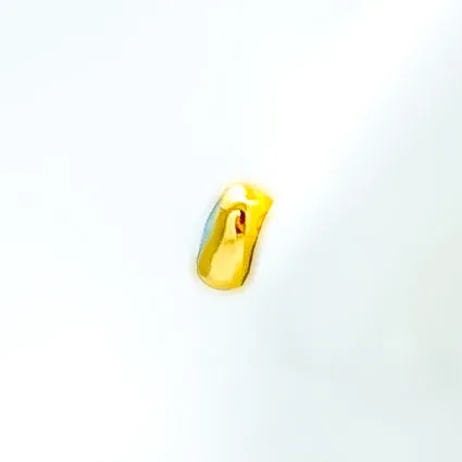 Turquoise Evil Eye 21k Gold Heart Tops