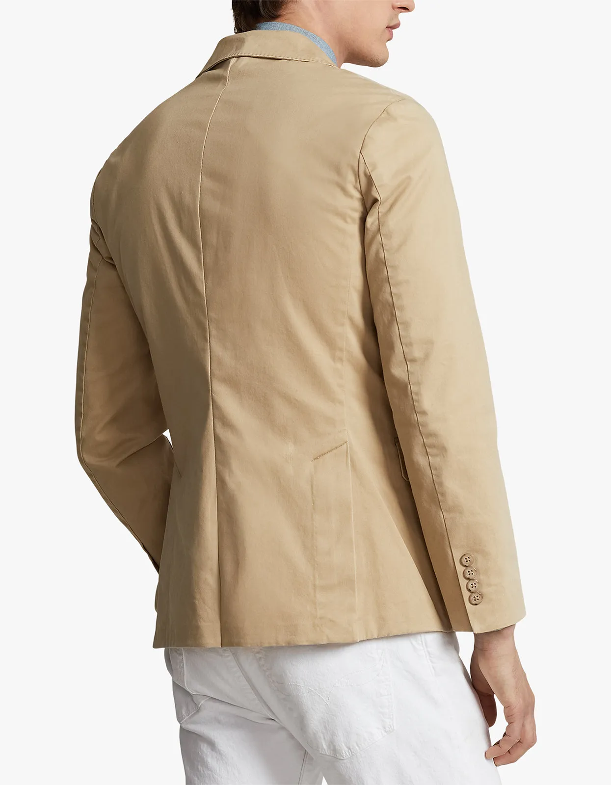Two Button Blazer - Monument Tan