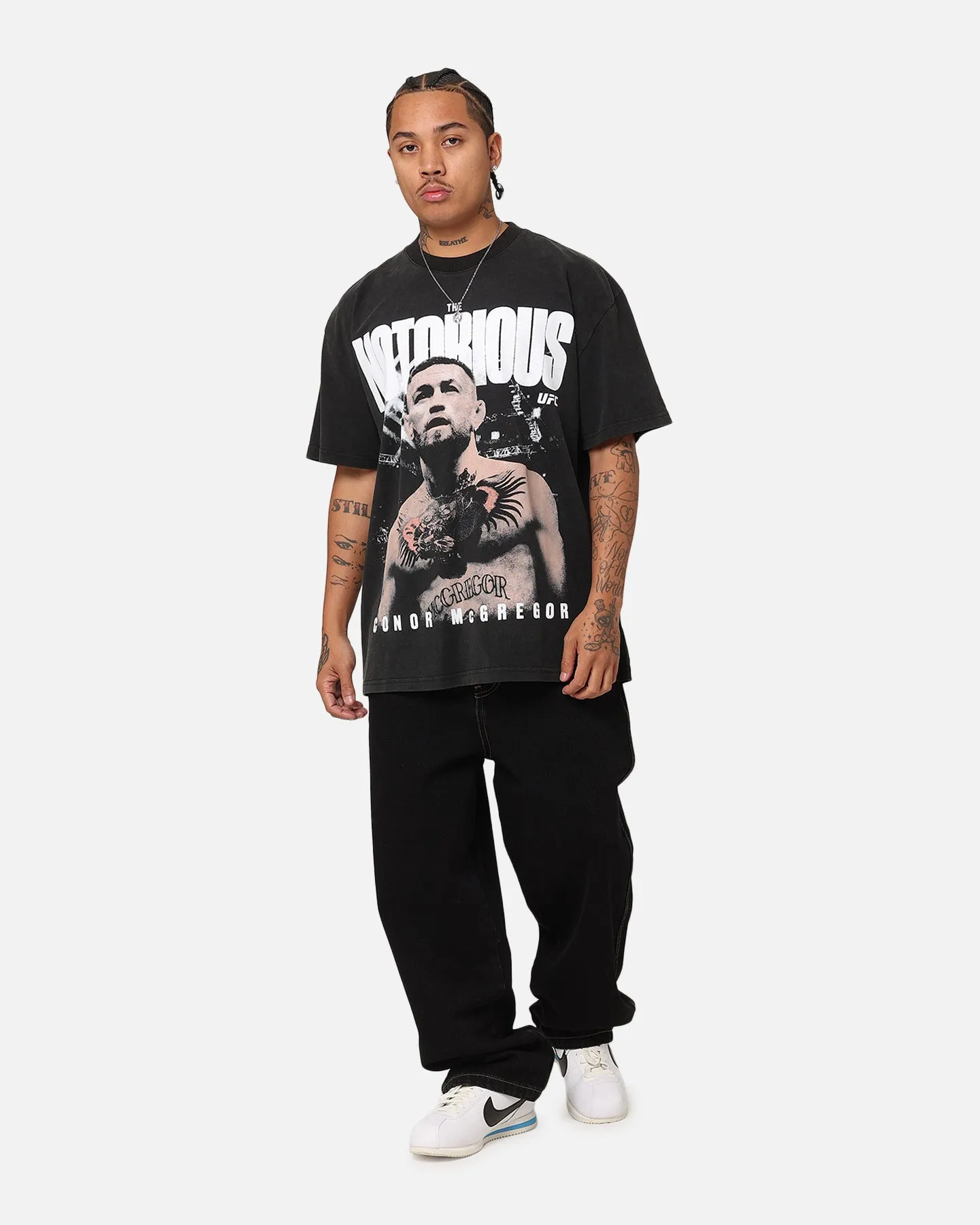 UFC By Culture Kings Conor McGregor Mac Heavy T-Shirt Vintage Black