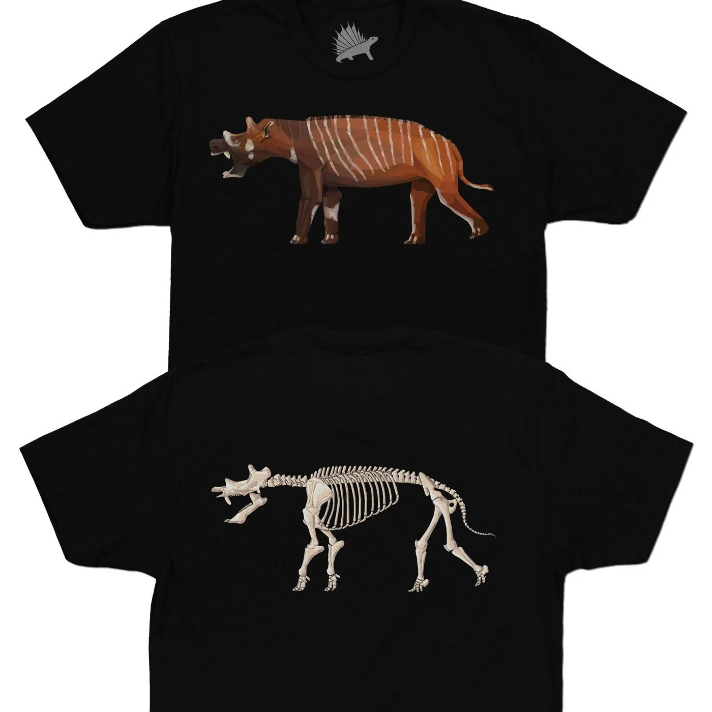 Uintatherium Fossil Fusion™ Adult Mammal T-Shirt