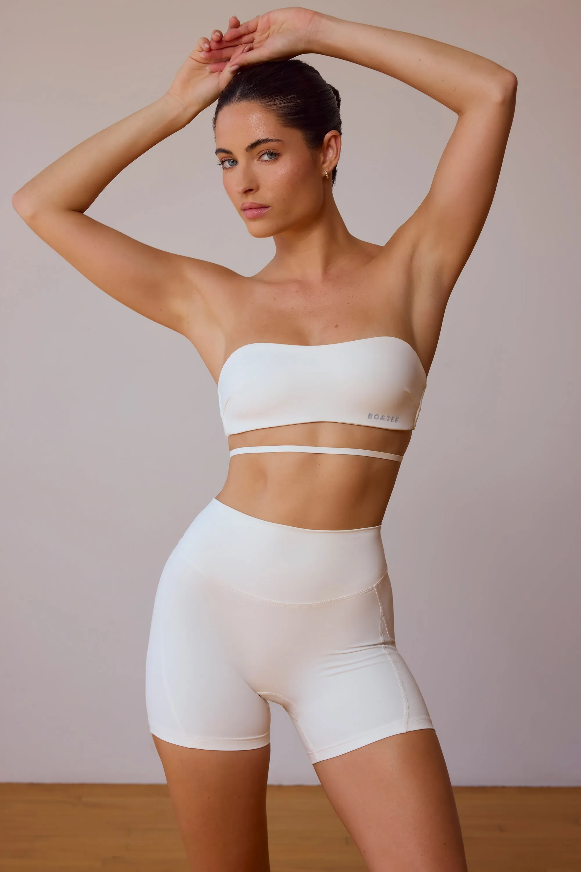 UltraFlex Mini Shorts in Soft White