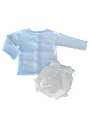 Unisex pale blue 2 piece Pant Set