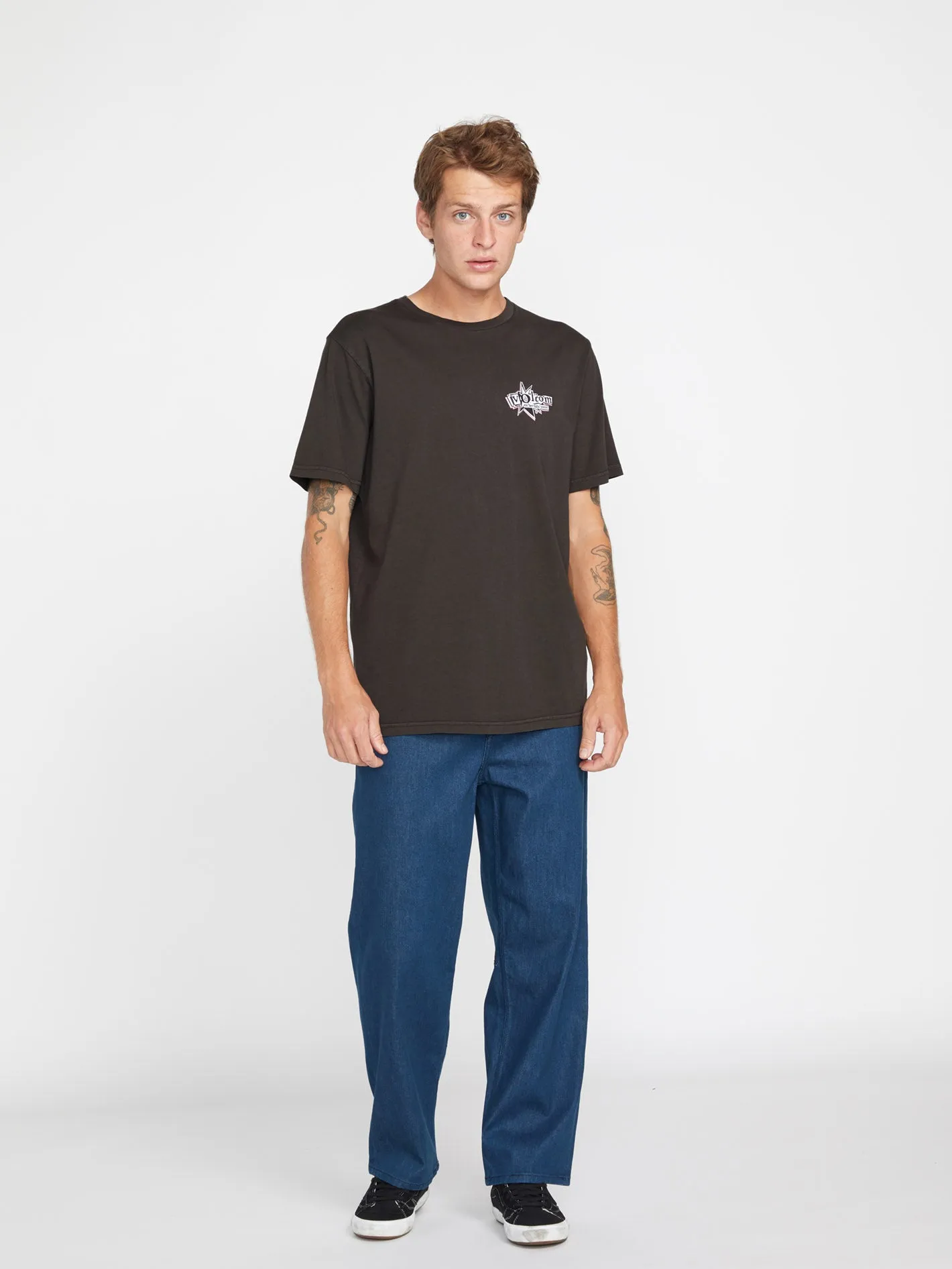 V Entertainment T-Shirt - RINSED BLACK