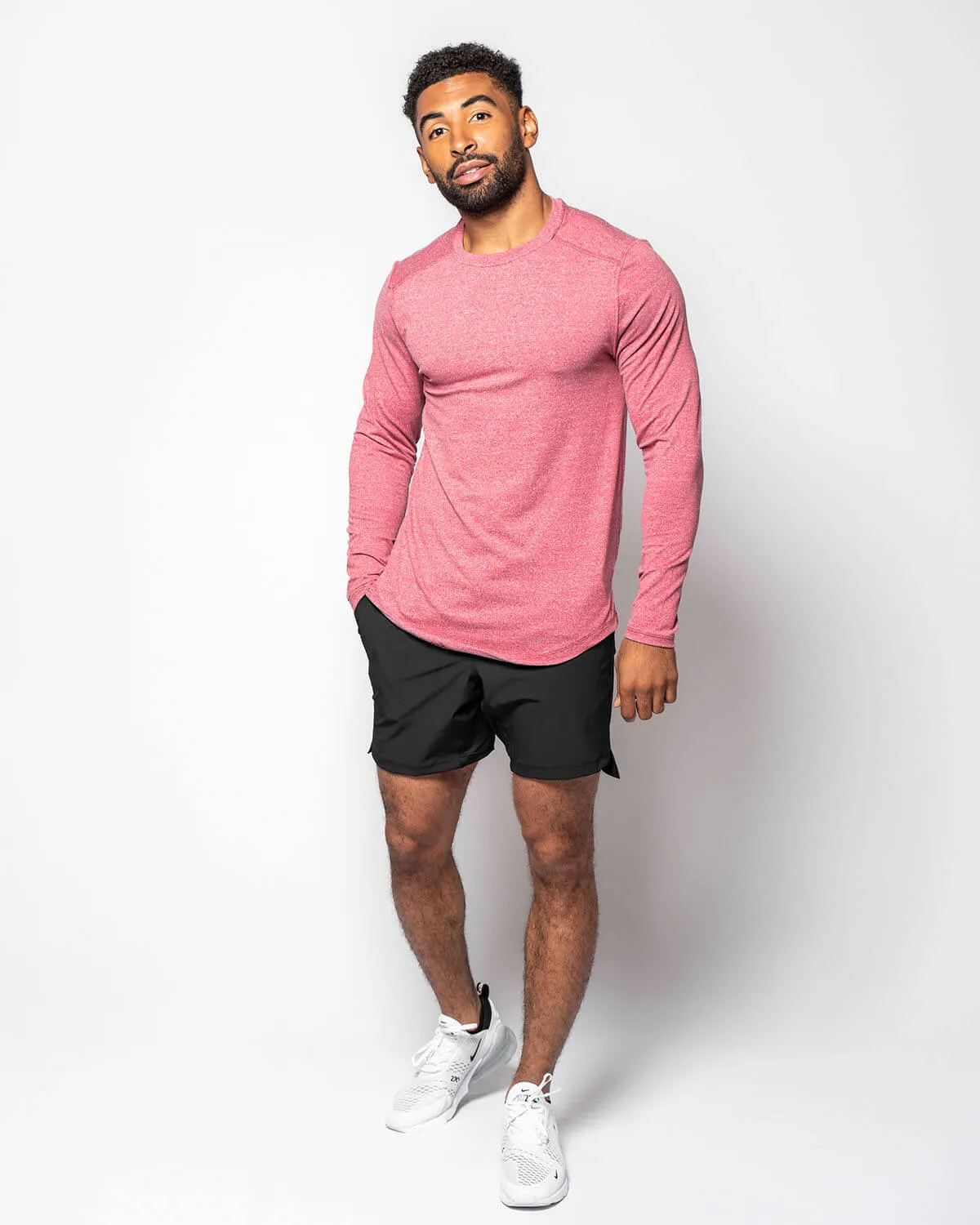 Victory L/S | Crimson Red