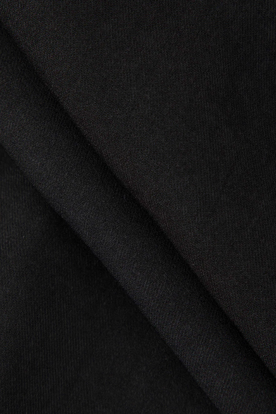 Vintage Black Draped Wrap Straight Leg Pants 