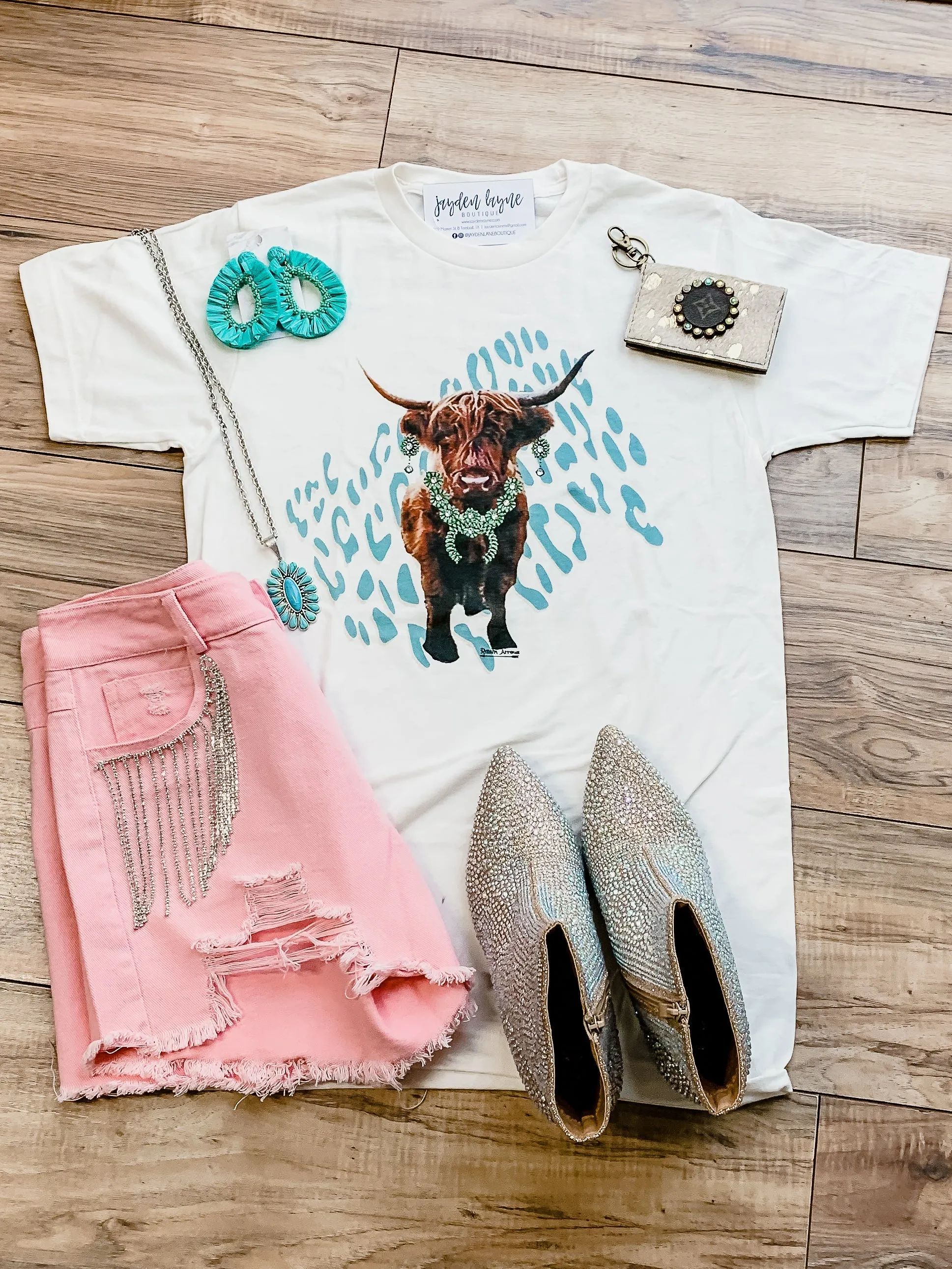 Vintage Highland Cow Tee