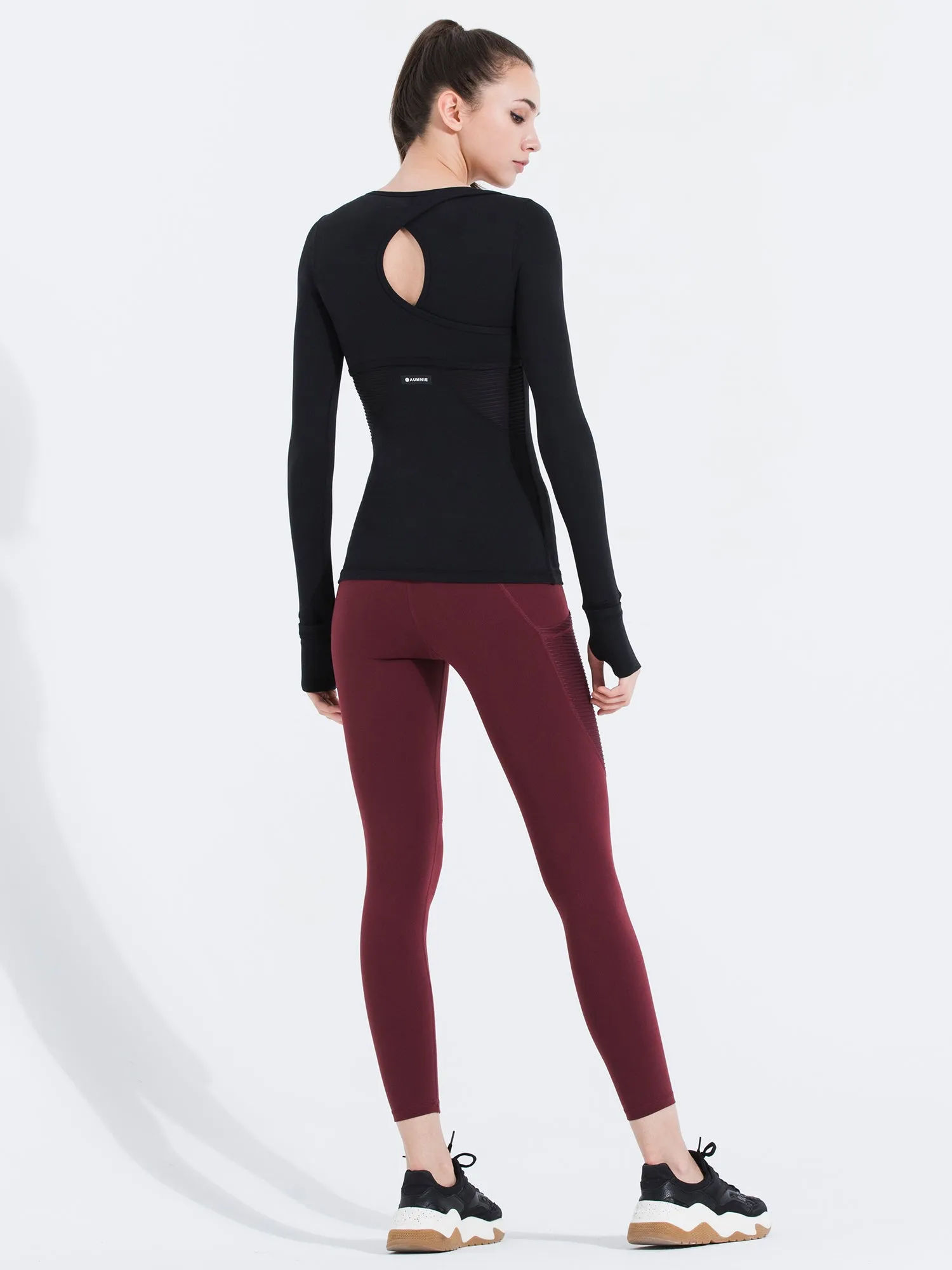 VORTEX LONG SLEEVE TEE, BLACK