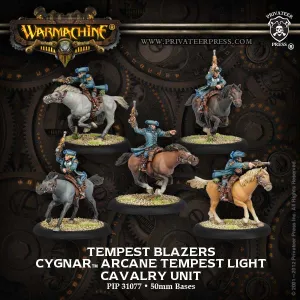 Warmachine: Cygnar – Tempest Blazers Light Cavalry Unit