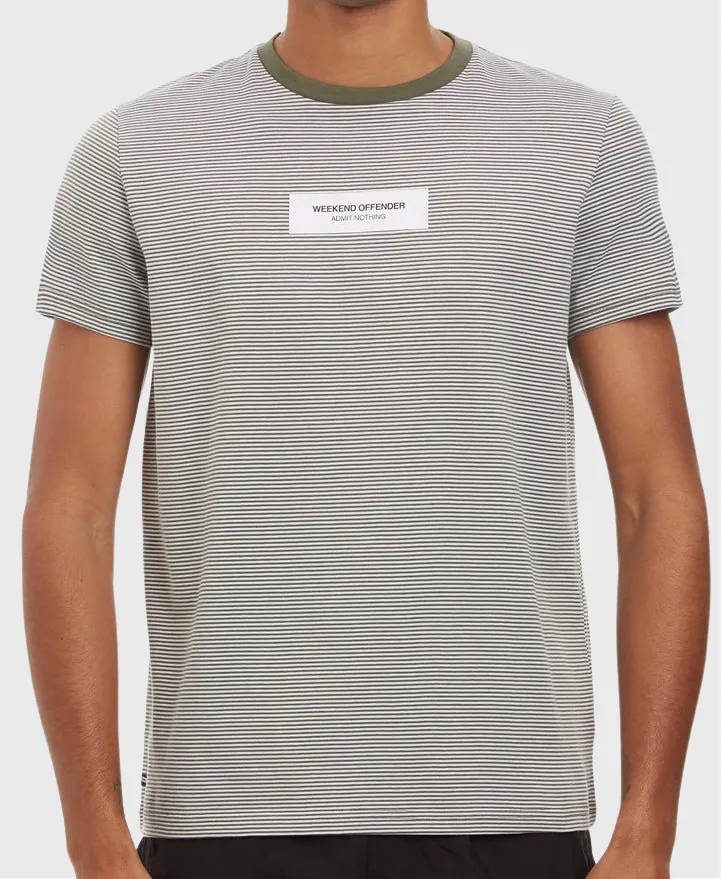 Weekend Offender Navvarro Ave T-Shirt Dark Green